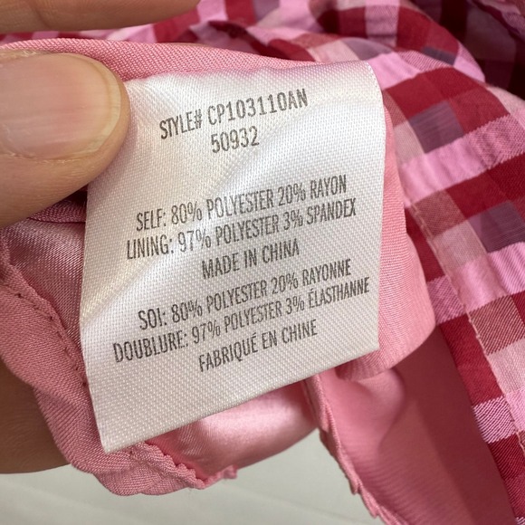 NEW Eva Franco Pink TEXTURED PLAID Midi Skirt WOMEN 2 Party ANTHROPOLOGIE - Picture 6 of 12